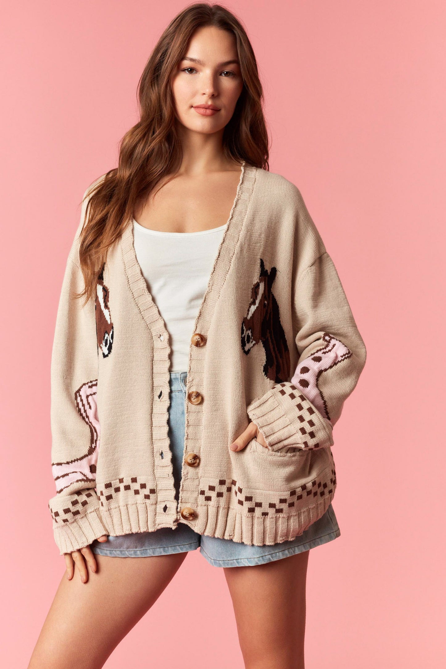 The Prairie Horseshoe Cardigan π