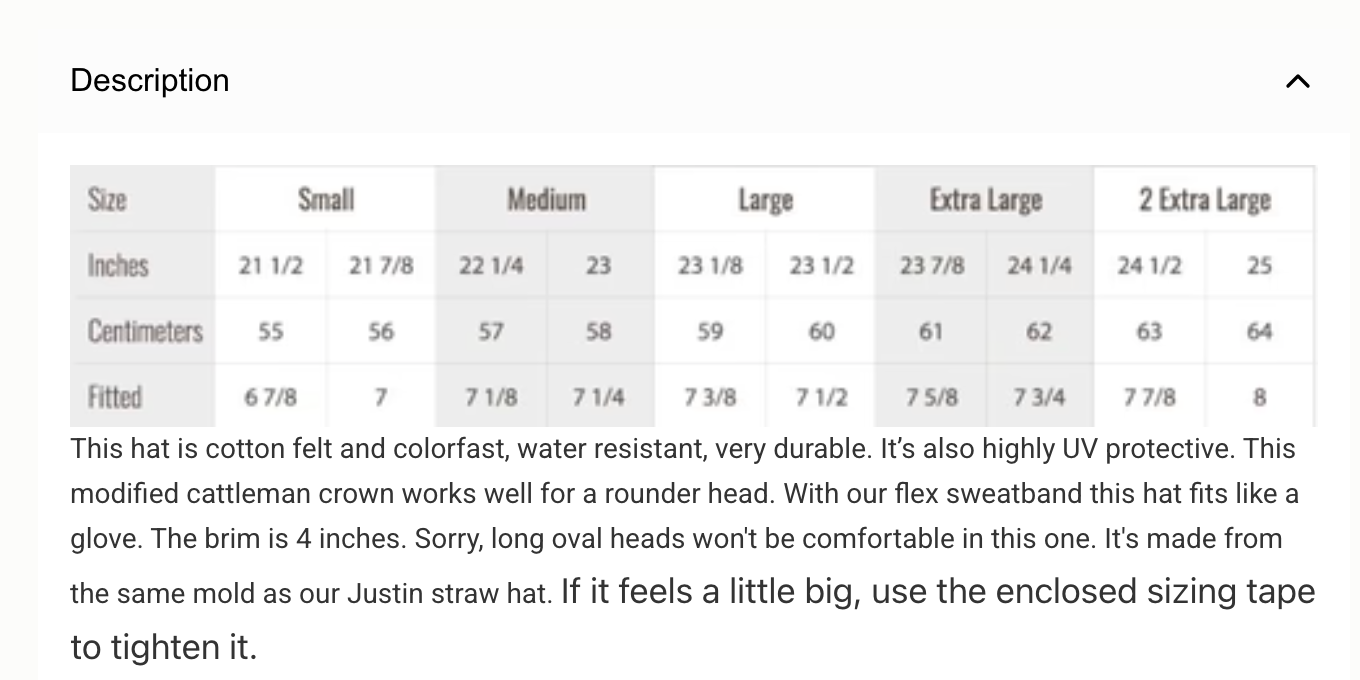 Justin Black Cotton Felt Western Hat