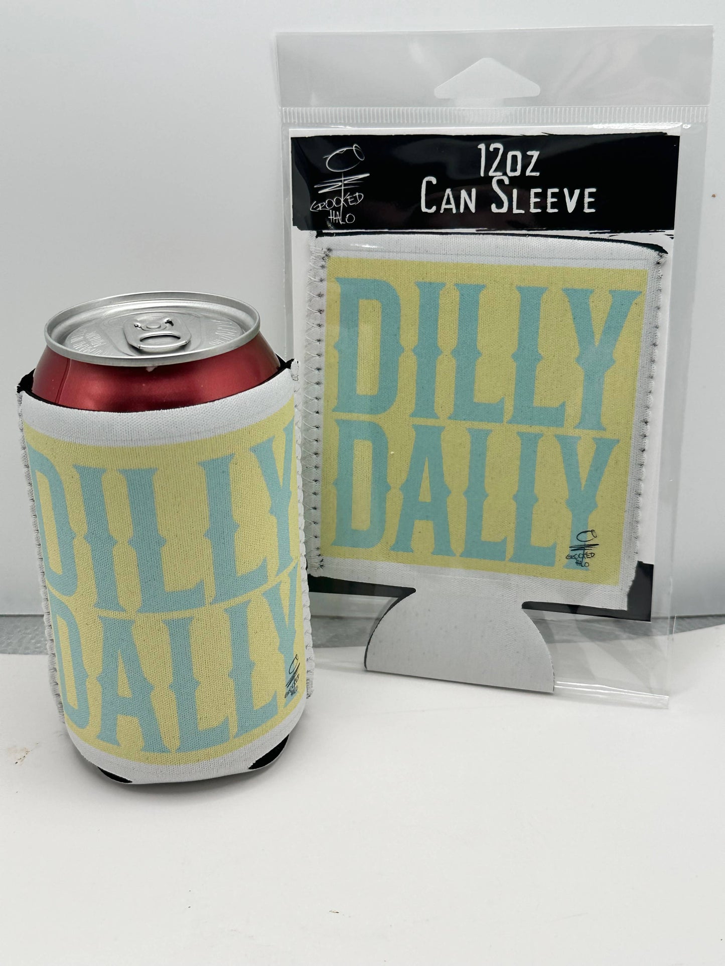 Dilly Dally Neoprene Can Sleeve – Yellow