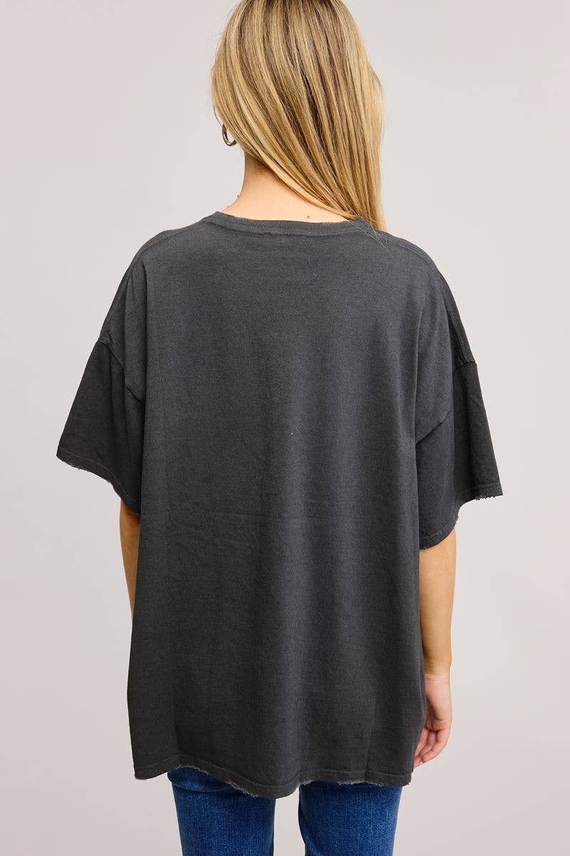 Yee Haw Save A Horse  Oversized Seamless Tee
