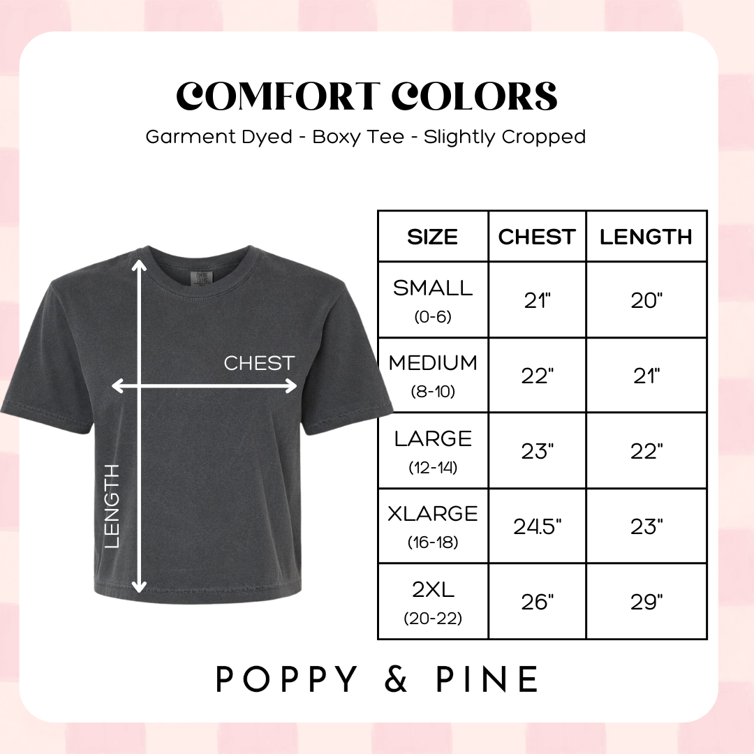 She’s a Good Girl Cropped Tee | Patriotic Graphic Crop Top
