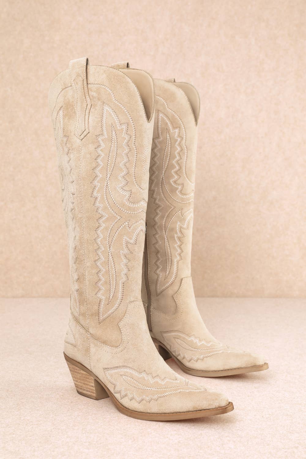 The Savannah Embroidered Tall Boot