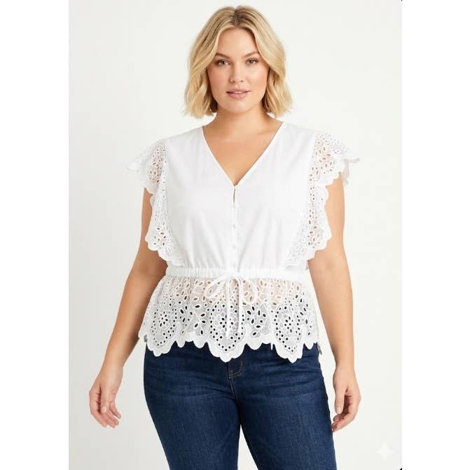 Curvy Cowgirl Eyelet Lace