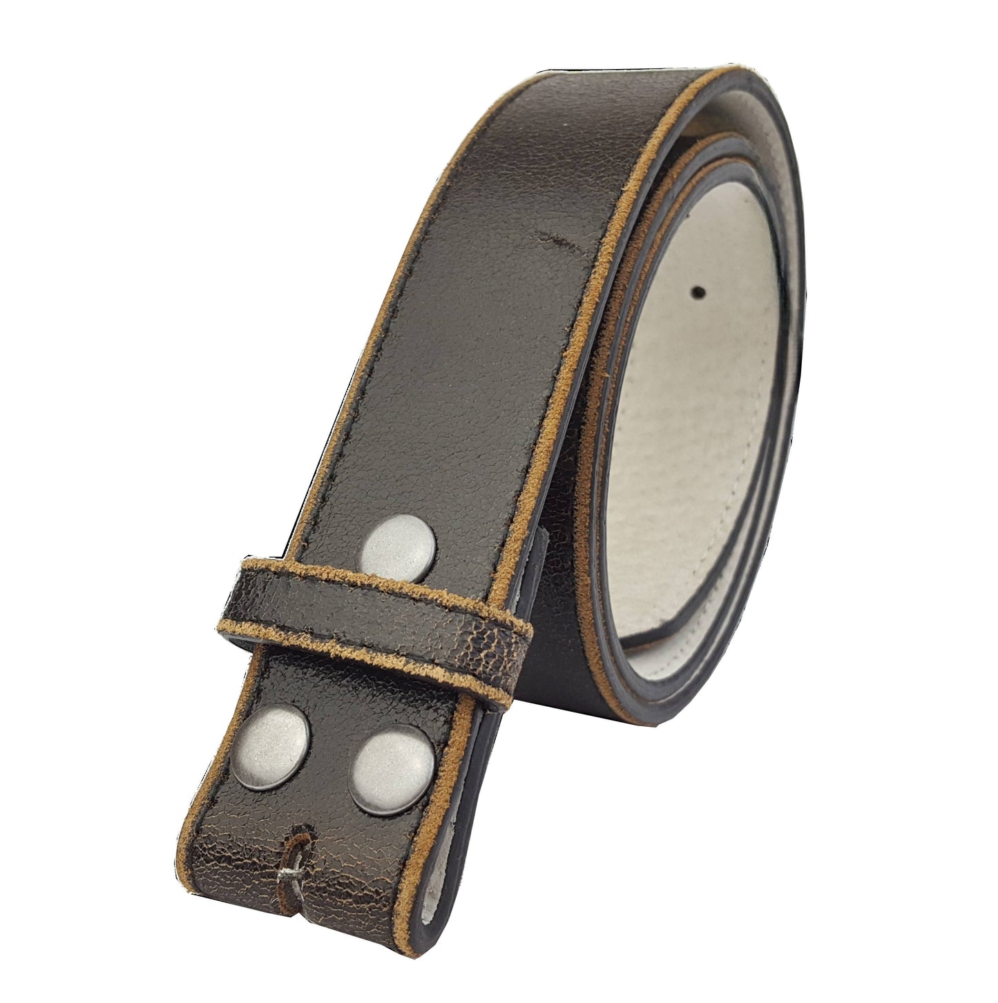 The Outlaw Distressed Genuine Leather Belt Strap