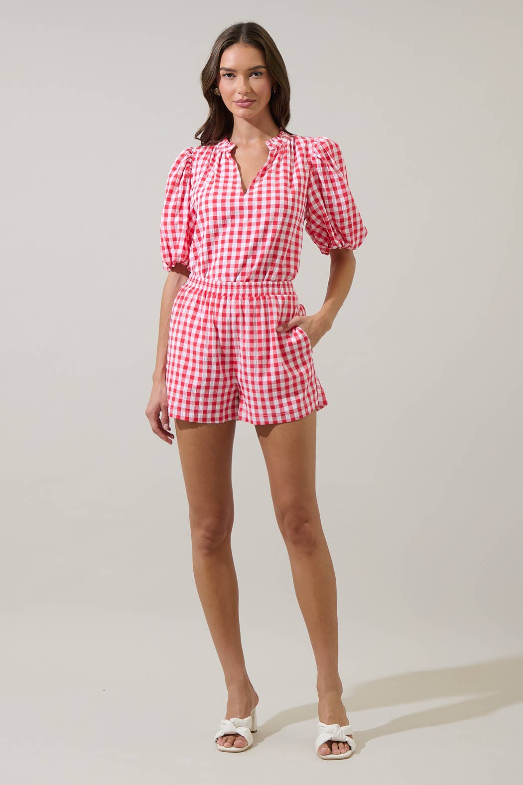 County Fair Check Shorts