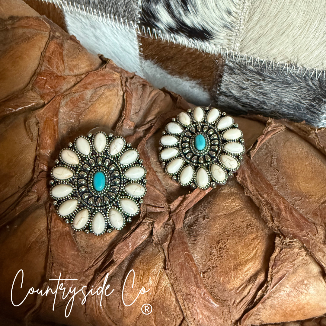 Desert Sky Stone Earrings