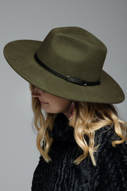 Caramel Boho Wool Hat