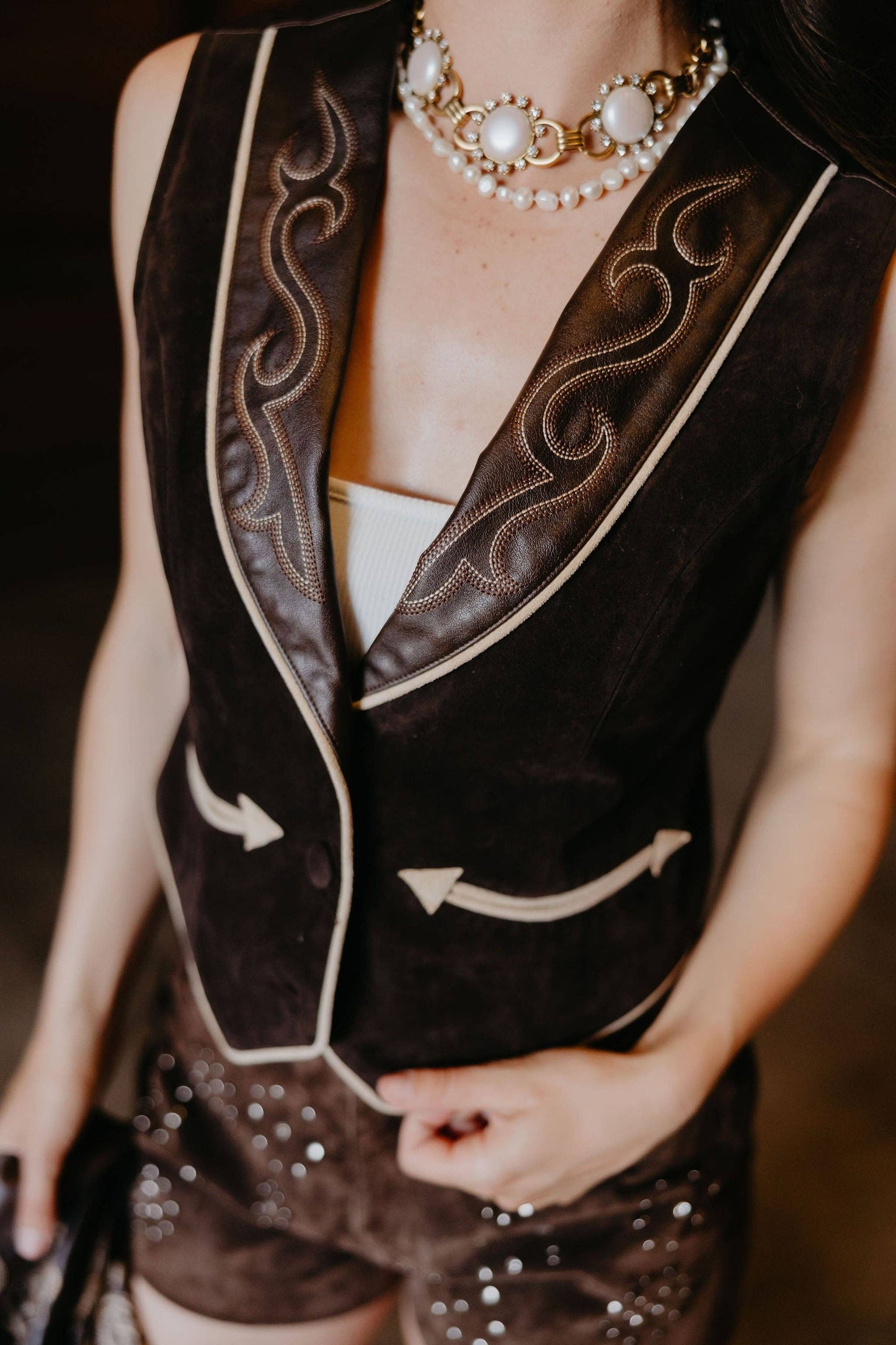 Rodey Quincy Bronc Rider Belle Vest