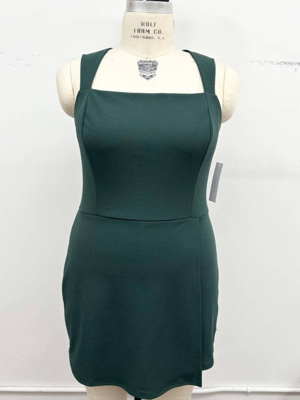 Curvy Cowgirl Black Square Neck Rompe