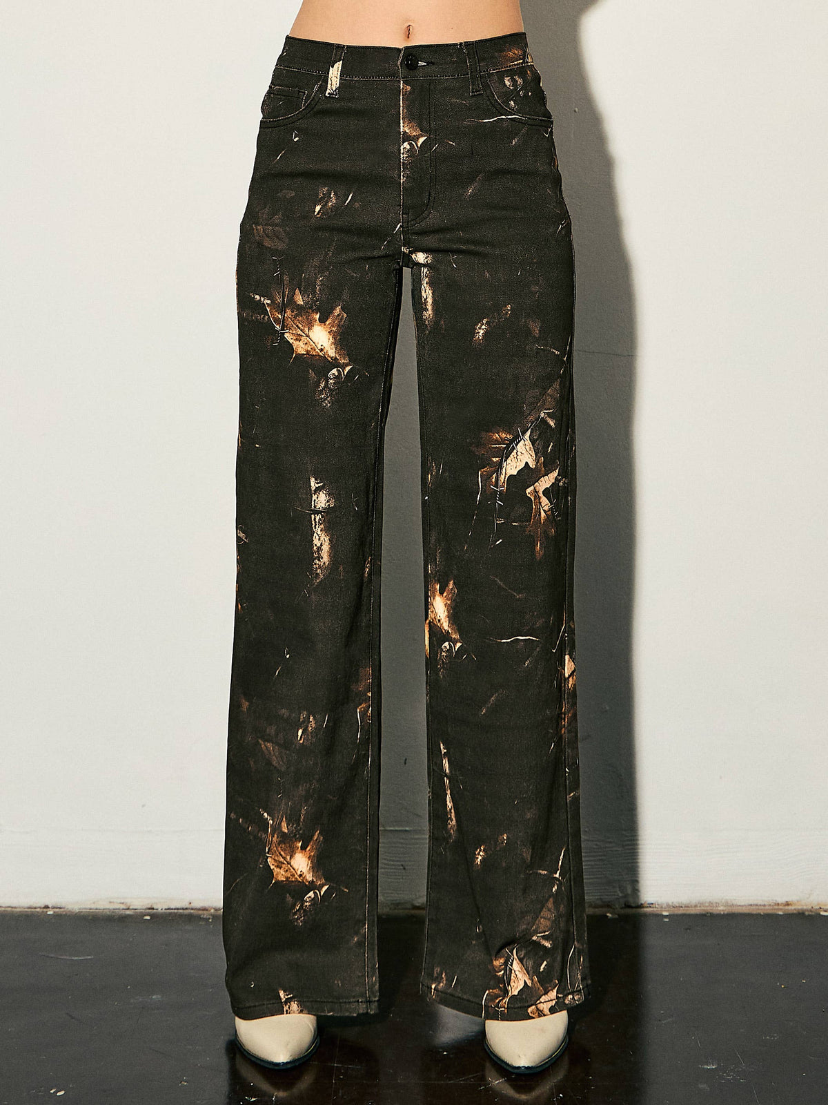 Backwoods After Dark Wide Leg Jeans