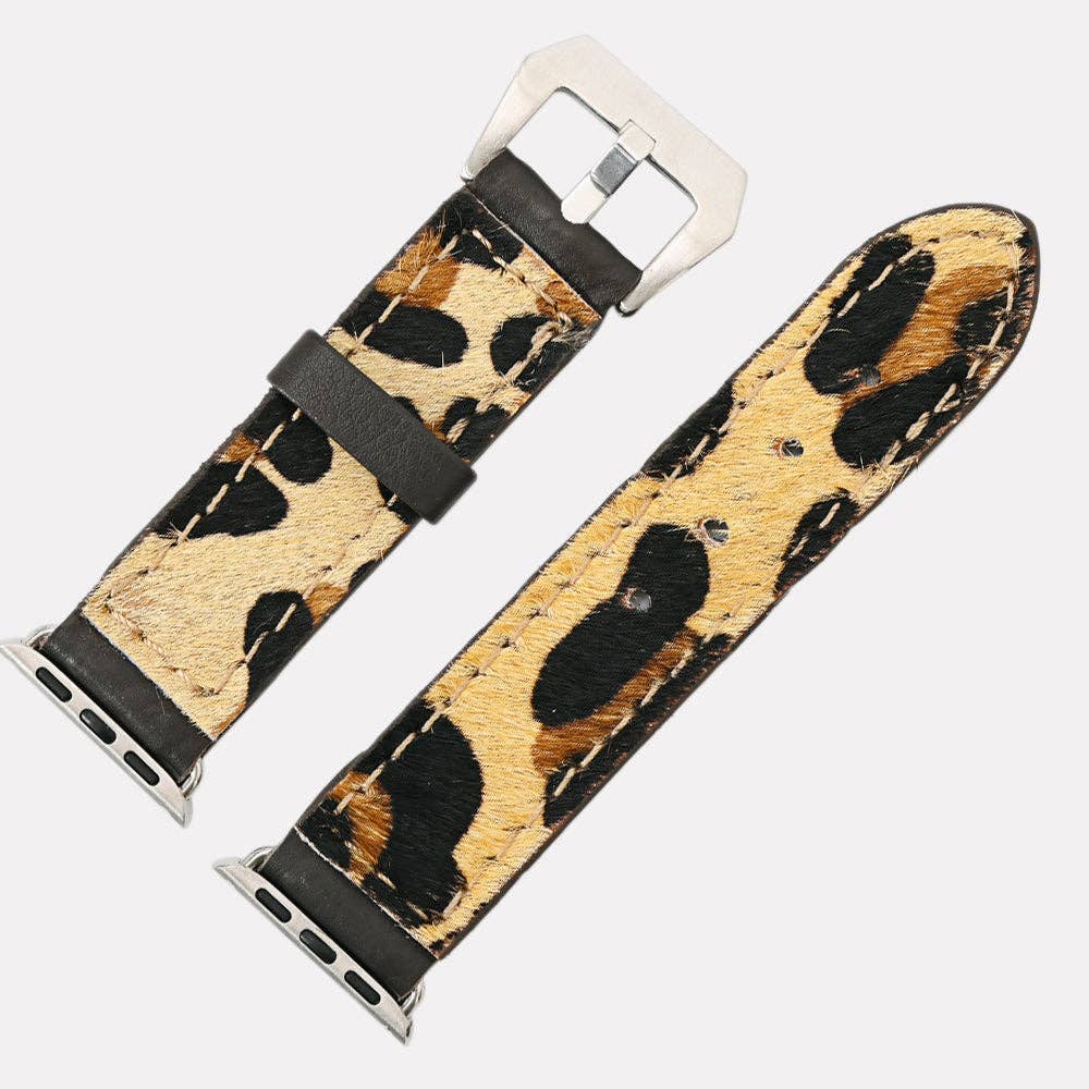Wildcat Cowhide Western Leather Smart Watch Band