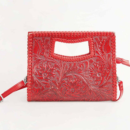Alma Hand-Tooled Leather Crossbody Bag