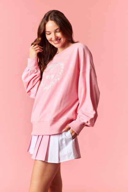 XOXO Candy Pink Sweatshirt