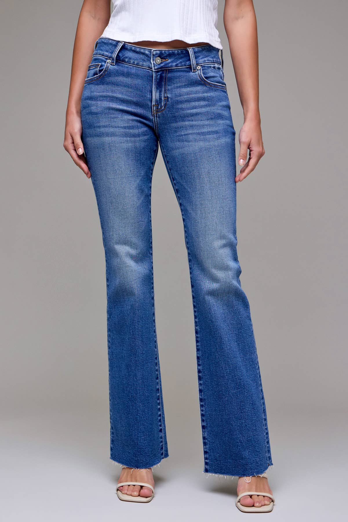 Dakota Drift Low Rise Bootcut Jeans