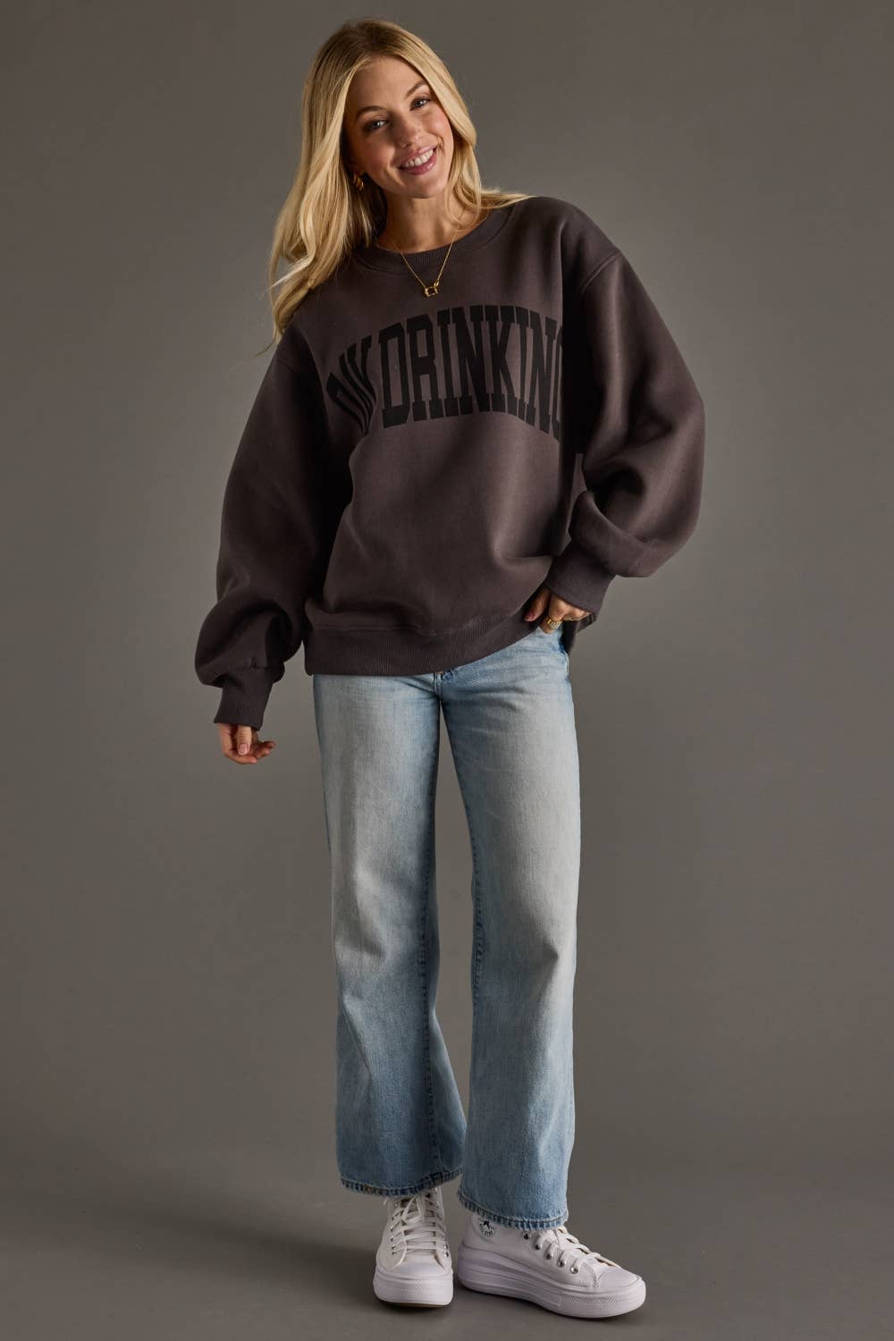 Day Drinking Graphic Sweatshirt