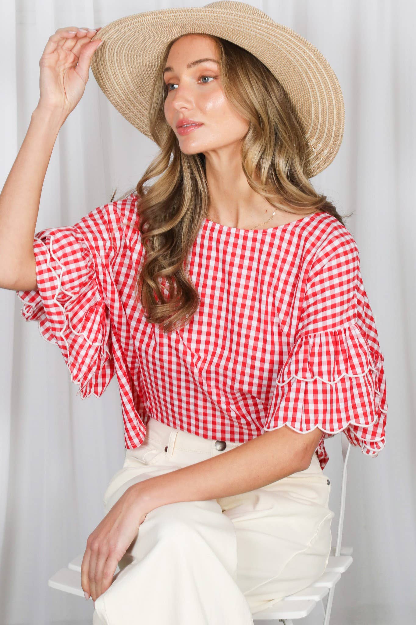 Prairie Picnic Ruffle Top