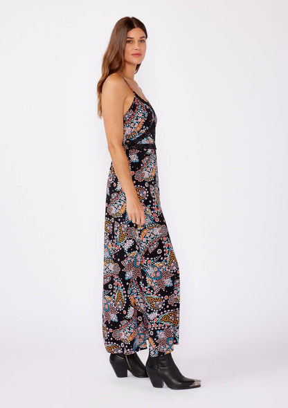 Desert Daydream Lace Trim Maxi Dress