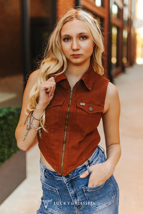 Desert Darling Zip Vest