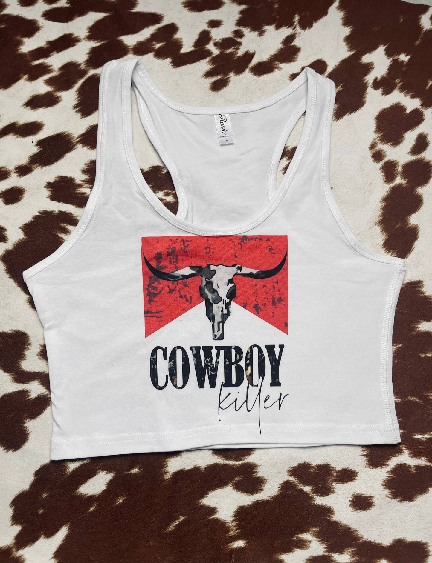 Cowboy Killer Cropped Tank Top
