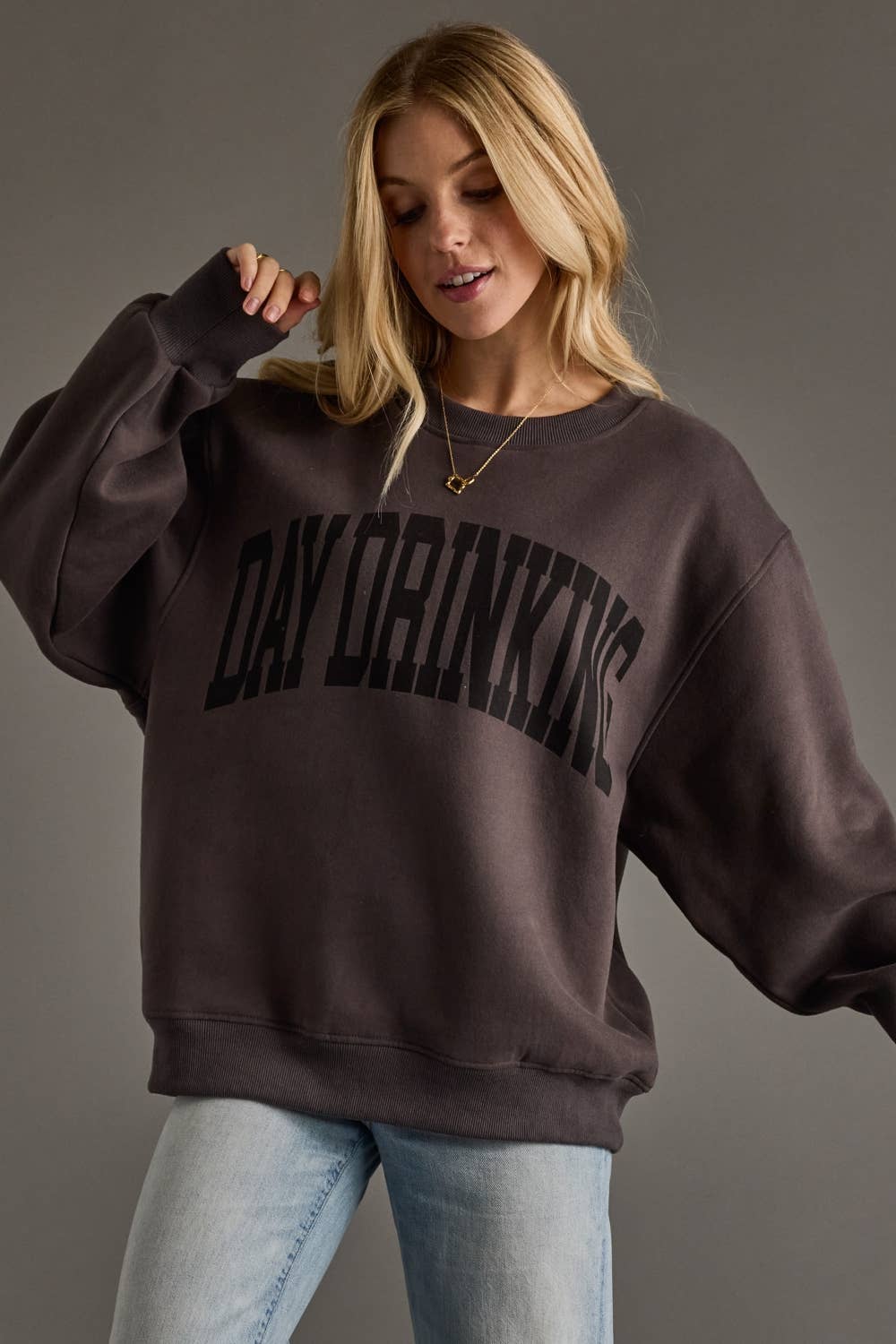 Day Drinking Graphic Sweatshirt