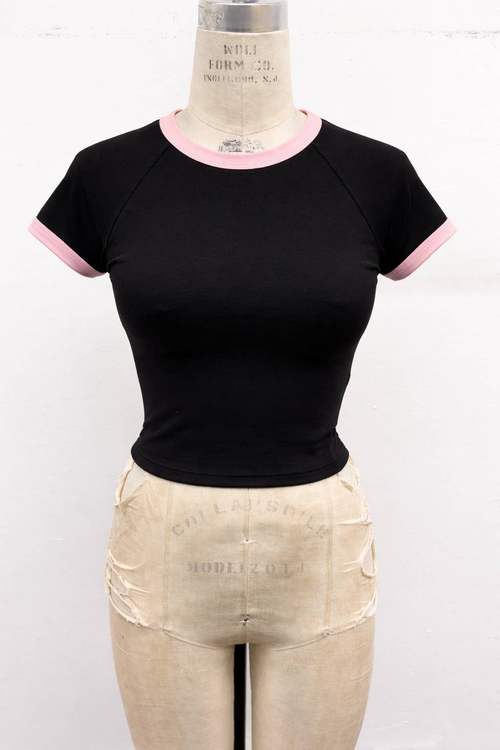 Prairie Pop Contrast Crop Tee