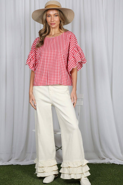 Prairie Picnic Ruffle Top