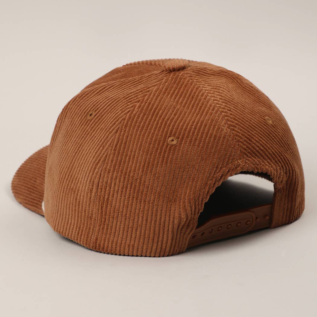 Small Town Cowgirl Corduroy Rope Hat – Sand
