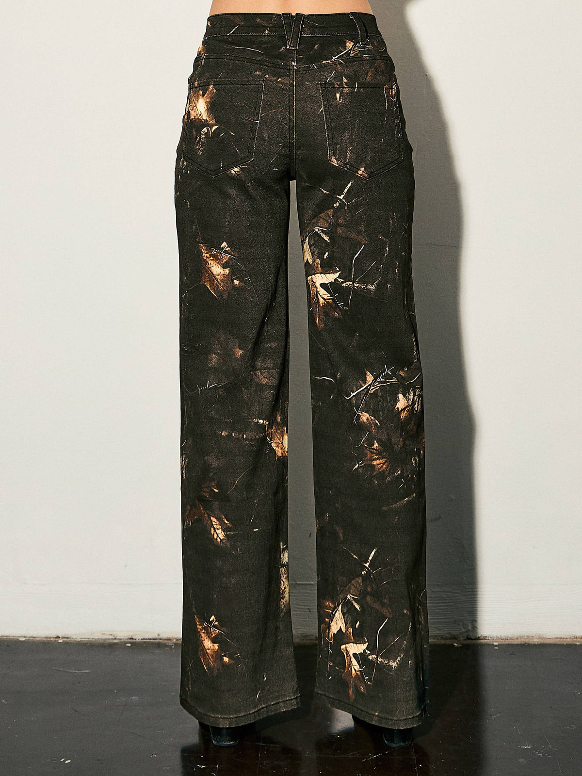 Backwoods After Dark Wide Leg Jeans