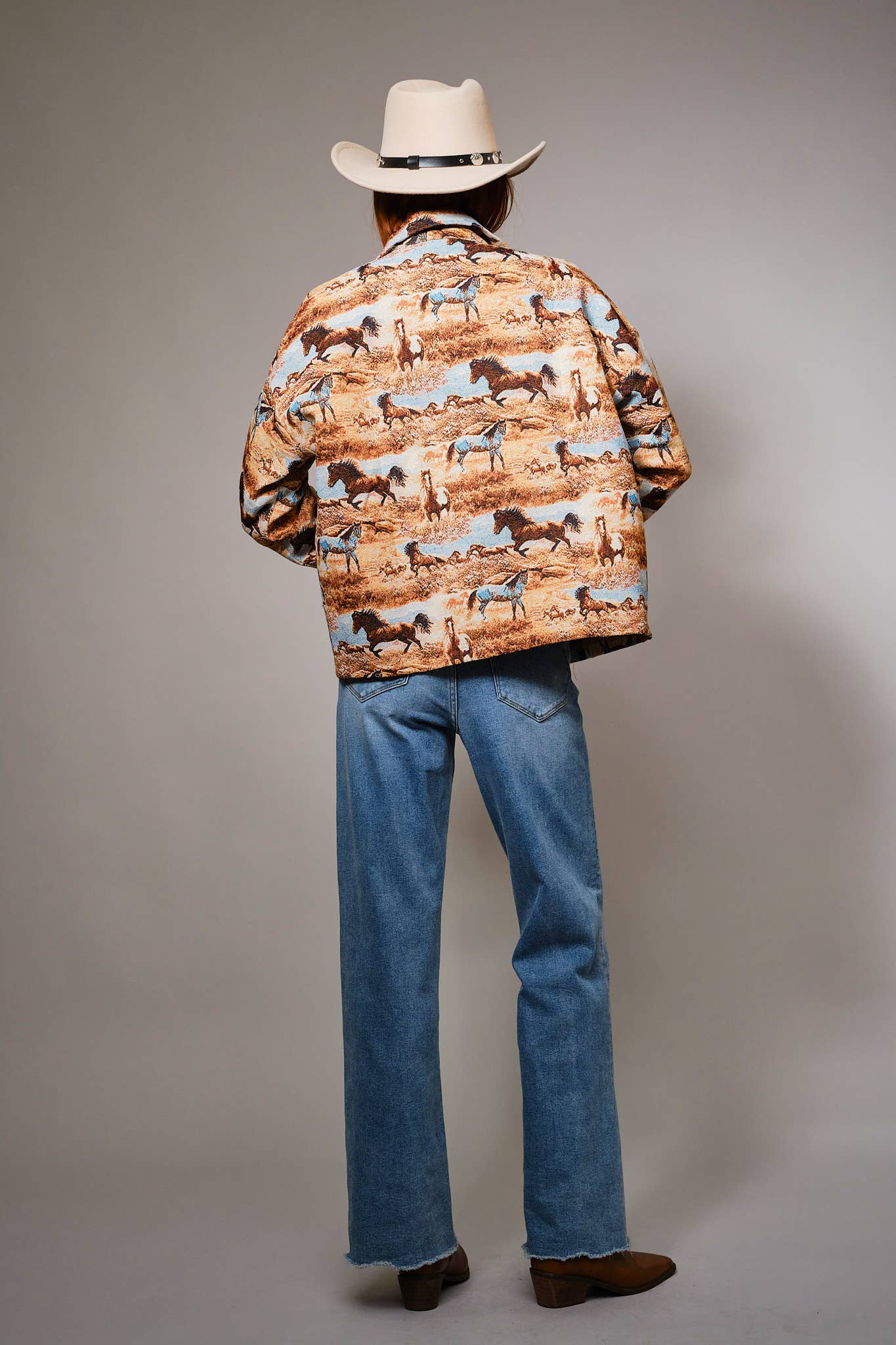 Wild Horses Tapestry Jacket