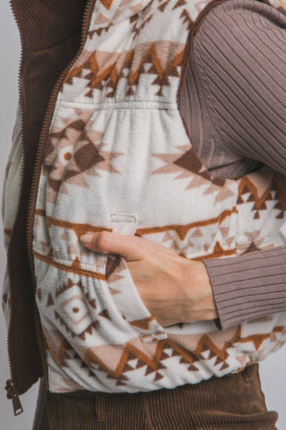 Reversible Corduroy Puffer Vest