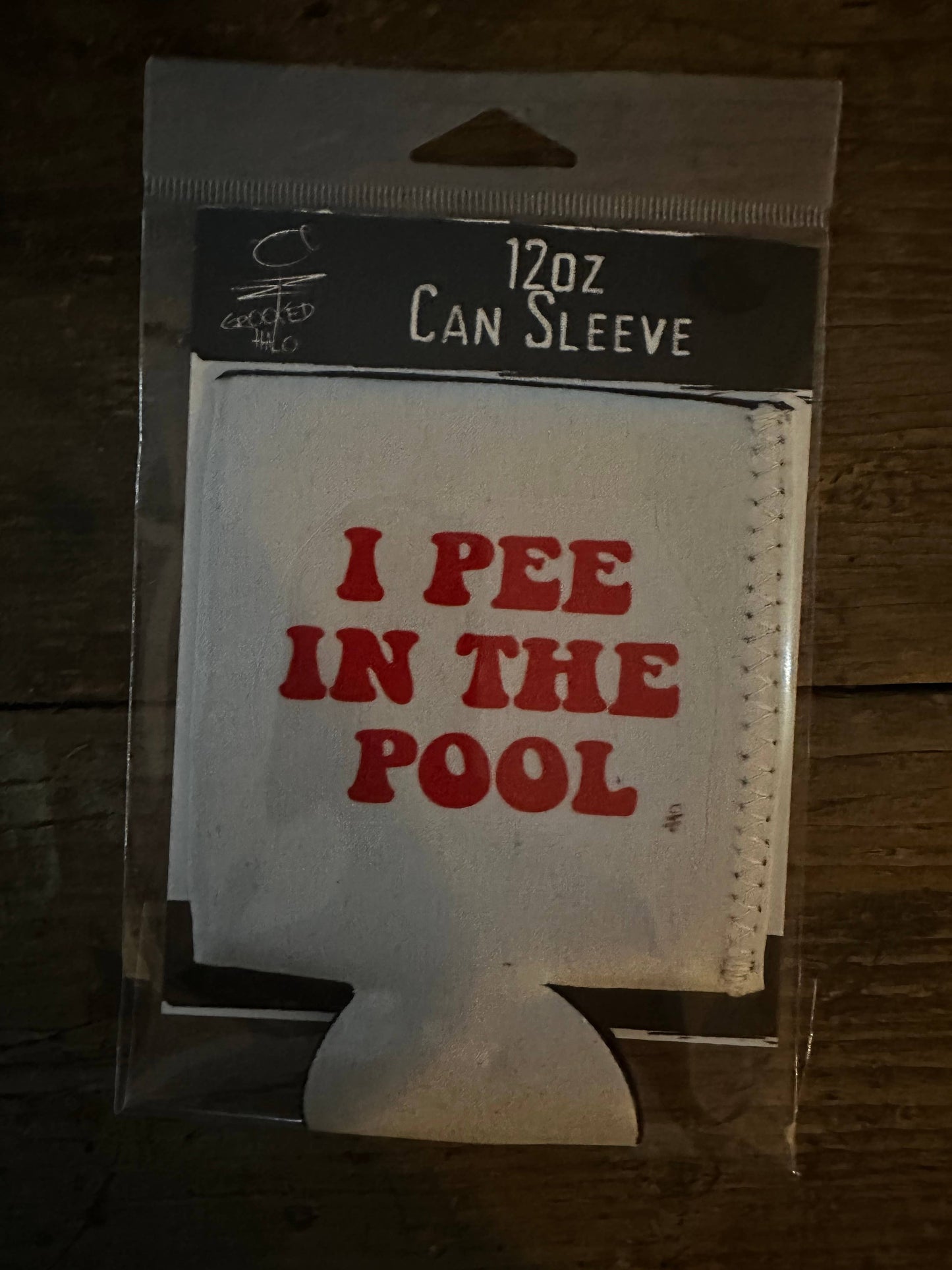"I Pee in the Pool" Neoprene Can Sleeve