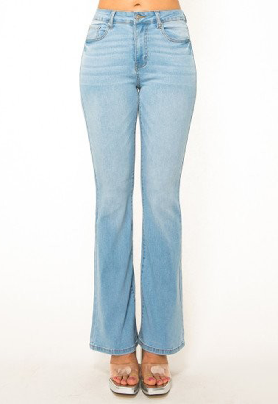 Curvy Cowgirl Black High Rise Slim Bootcut Jeans