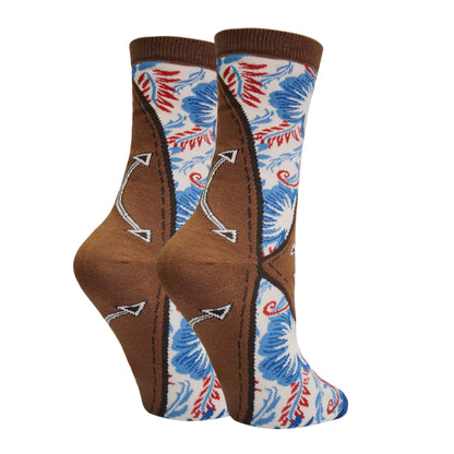 Urban Cowboy | Women’s Premium Cotton Crew Socks