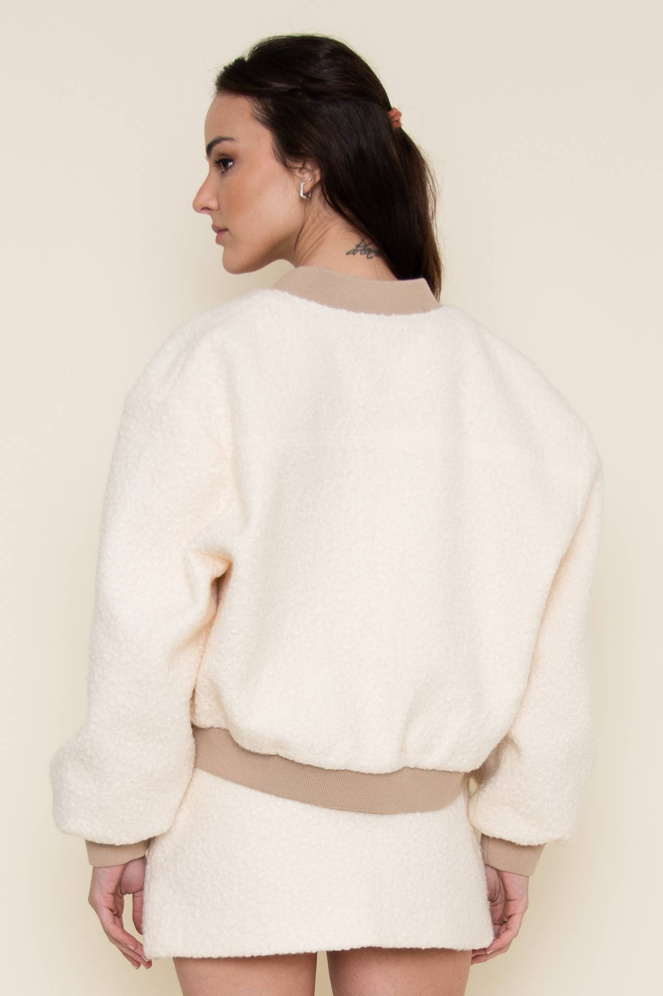 Cozy Ivory Fleece Jacket