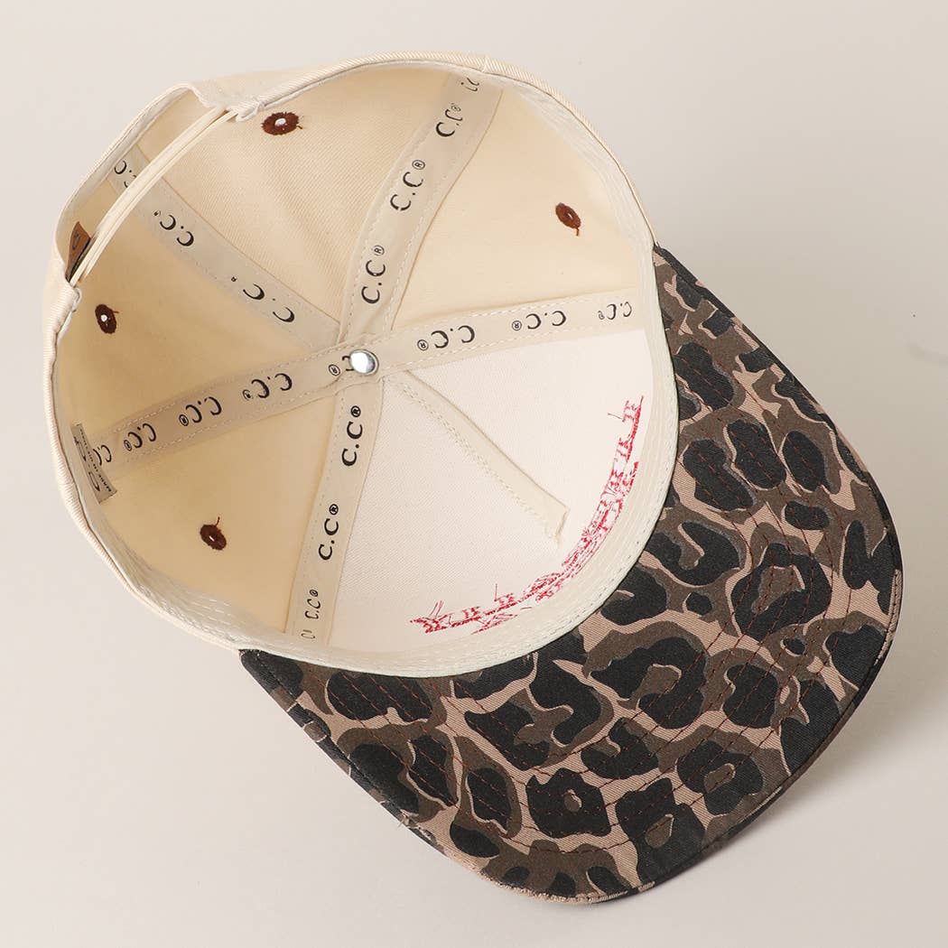 “Literally Just a Cowgirl” Leopard Trucker Hat