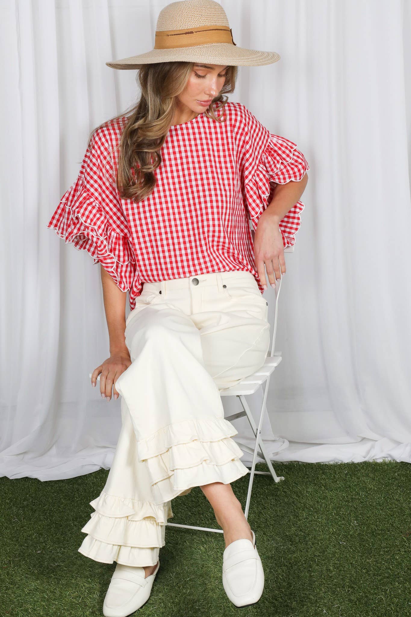 Prairie Picnic Ruffle Top