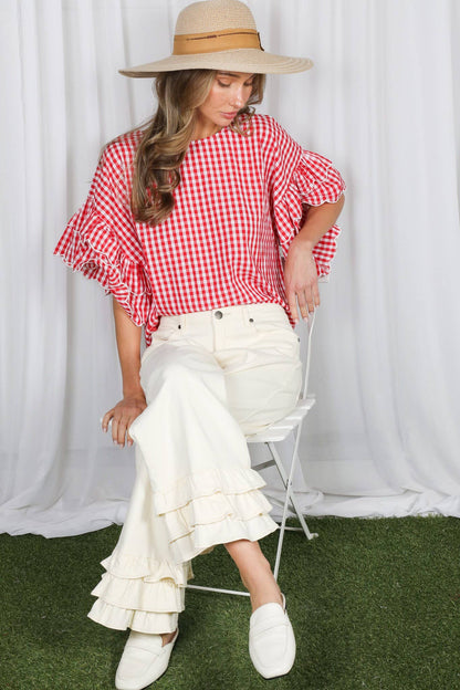 Prairie Picnic Ruffle Top