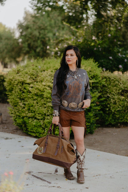 God Bless Horses Pullover "RODEO QUINCY"