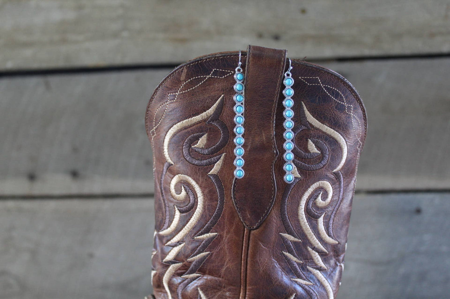 Turquoise Bar Earrings