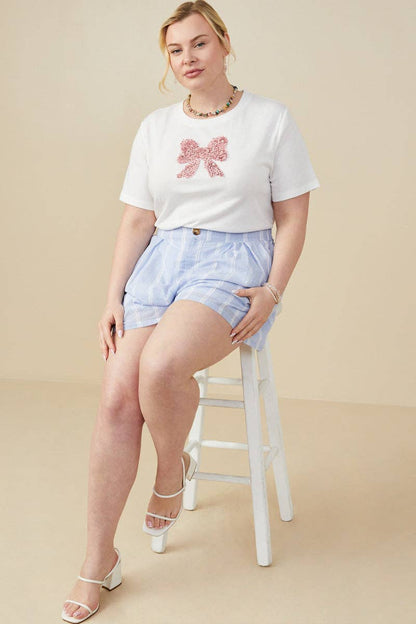 Prairie Eyelet Button Shorts