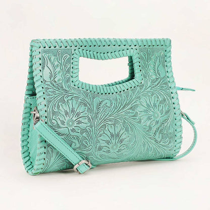 Alma Hand-Tooled Leather Crossbody Bag