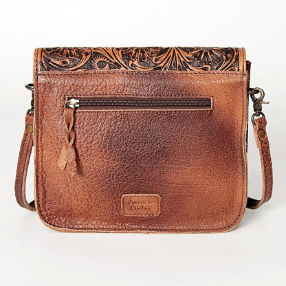 High Desert Turquoise Stone Leather Crossbody