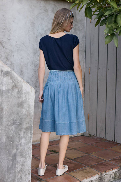 Cap-Sleeve Knit Top | Western Layering