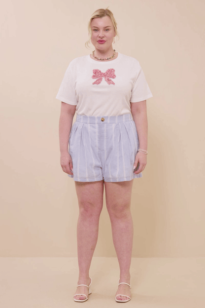 Prairie Eyelet Button Shorts