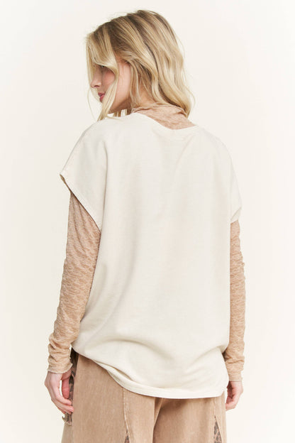 Cherry Wild Mineral Washed Leopard Graphic Tee