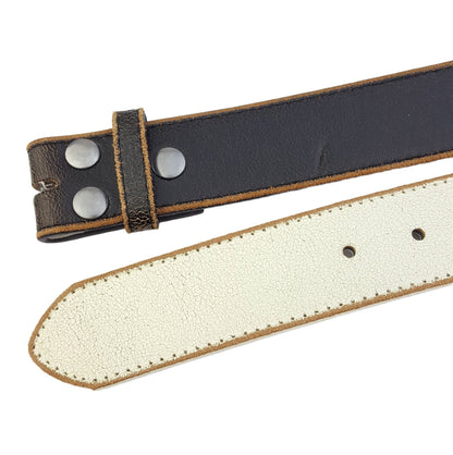 The Outlaw Distressed Genuine Leather Belt Strap