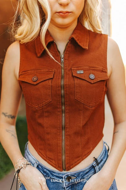 Desert Darling Zip Vest
