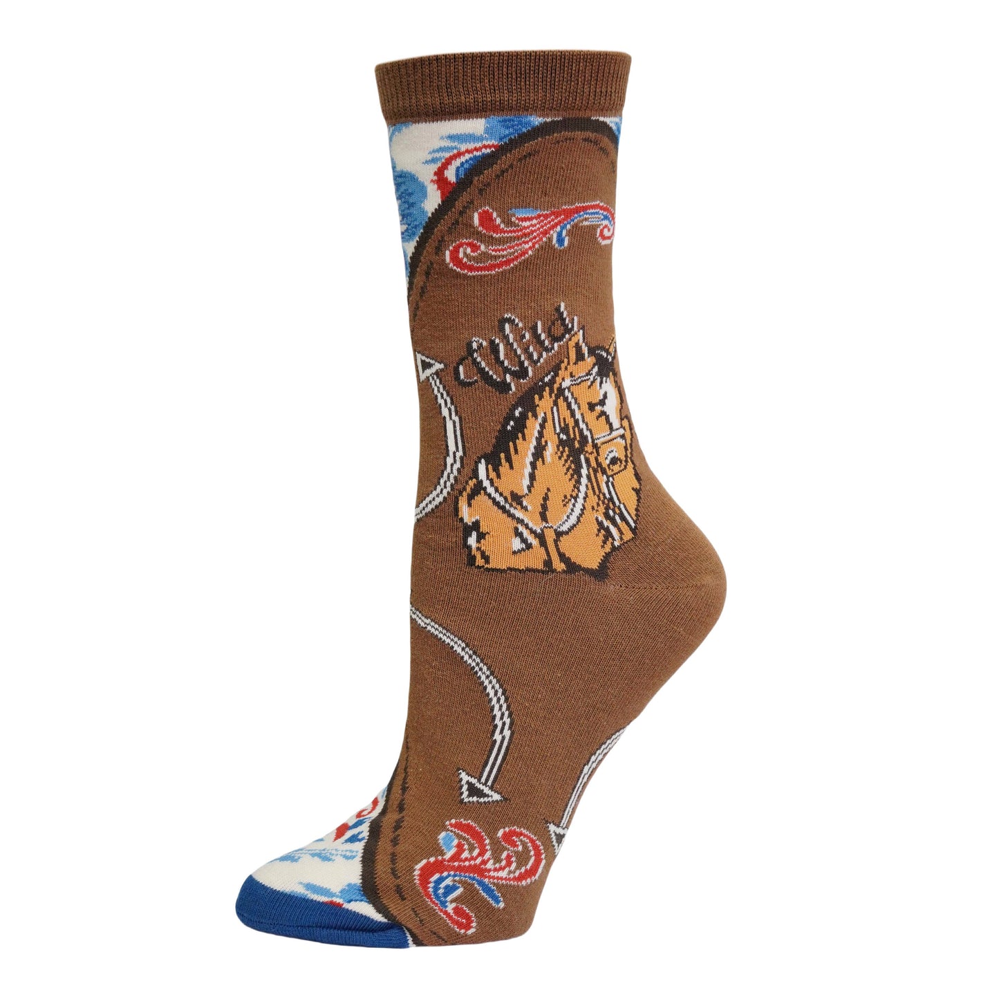 Urban Cowboy | Women’s Premium Cotton Crew Socks