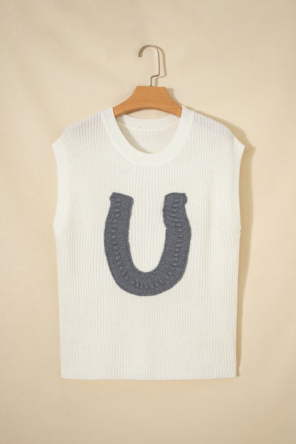 Lucky Horseshoe Knit Sweater