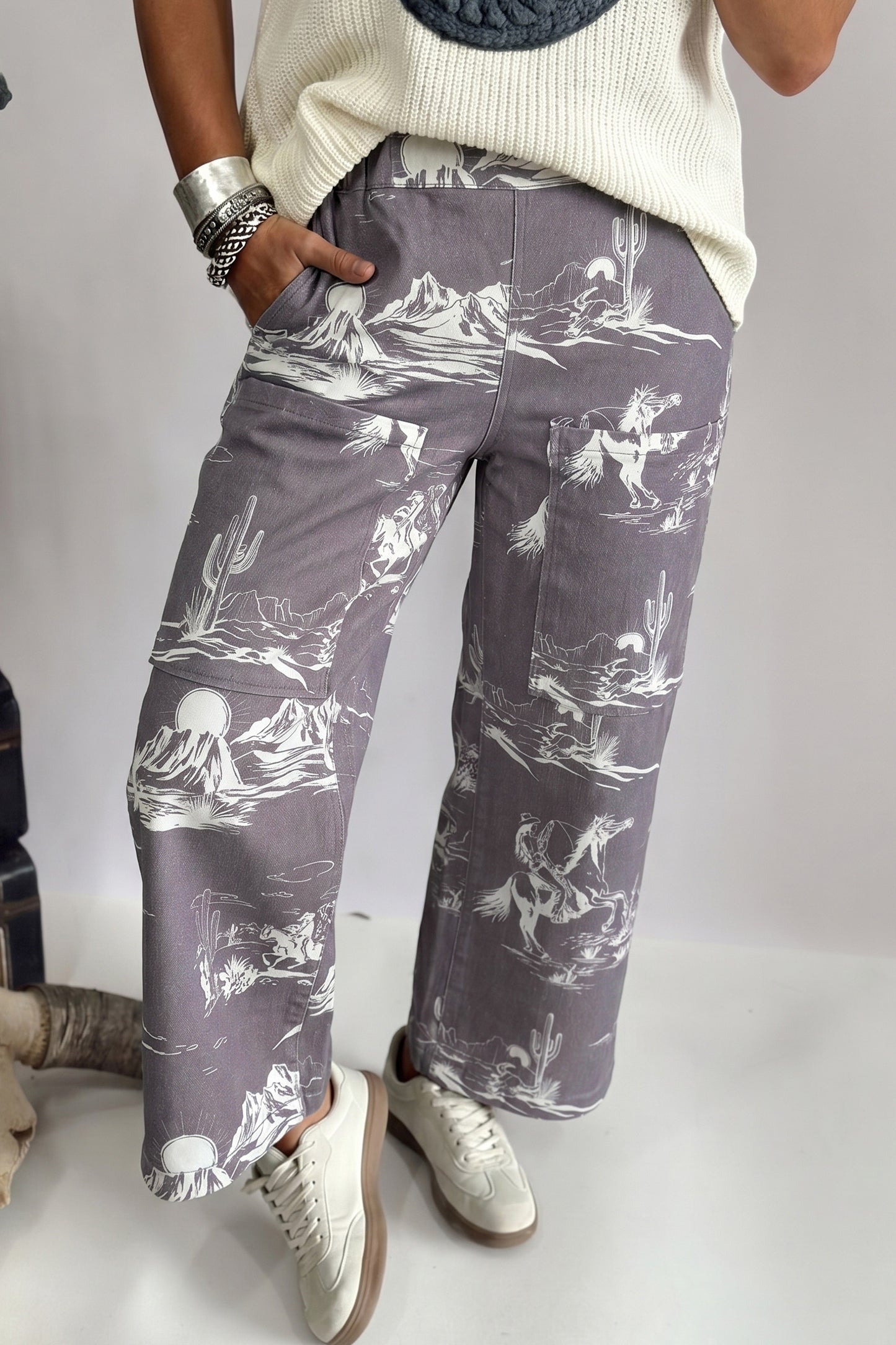 Wild West Rider Printed Jeans